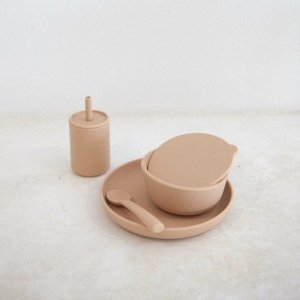 <img class='new_mark_img1' src='https://img.shop-pro.jp/img/new/icons14.gif' style='border:none;display:inline;margin:0px;padding:0px;width:auto;' /> Rommer dinnerware nude ベビー食器4点セット   / Rommer 