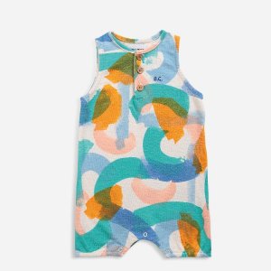 <img class='new_mark_img1' src='https://img.shop-pro.jp/img/new/icons14.gif' style='border:none;display:inline;margin:0px;padding:0px;width:auto;' /> Brushstroke all over sleeveless playsuit /  BOBO CHOSES 22ss