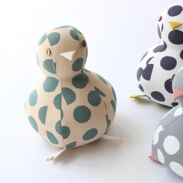 olento ぬいぐるみ / ミナペルホネン(mina perhonen) | テキスタイルの鳥をモチーフにしたドット柄ぬいぐるみ - microapartment olento ぬいぐるみ / ミナペルホネン(mina perhonen) | テキスタイルの鳥をモチーフにしたドット柄ぬいぐるみ - microapartment