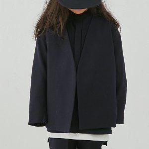<img class='new_mark_img1' src='https://img.shop-pro.jp/img/new/icons14.gif' style='border:none;display:inline;margin:0px;padding:0px;width:auto;' /> washable wool jacket / navy / MOUN TEN.  2022AW