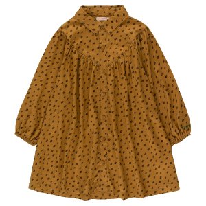 <img class='new_mark_img1' src='https://img.shop-pro.jp/img/new/icons20.gif' style='border:none;display:inline;margin:0px;padding:0px;width:auto;' />30%OFF animal print frills dress / mustard×chestnut / tiny cottons 2022aw