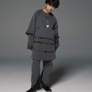 <img class='new_mark_img1' src='https://img.shop-pro.jp/img/new/icons14.gif' style='border:none;display:inline;margin:0px;padding:0px;width:auto;' />Apron Sweat Pants /  CHARCOAL / GRIS(グリ)22aw						
							