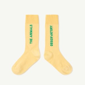 <img class='new_mark_img1' src='https://img.shop-pro.jp/img/new/icons20.gif' style='border:none;display:inline;margin:0px;padding:0px;width:auto;' />30%OFF   HEN KIDS SOCKS   Yellow /  The animals observatory 23ss