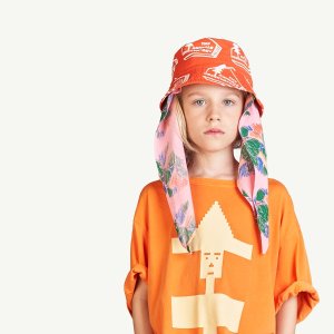 <img class='new_mark_img1' src='https://img.shop-pro.jp/img/new/icons14.gif' style='border:none;display:inline;margin:0px;padding:0px;width:auto;' />STARFISH KIDS CAP - Red_House    /  The animals observatory 23ss