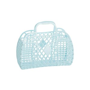 <img class='new_mark_img1' src='https://img.shop-pro.jp/img/new/icons14.gif' style='border:none;display:inline;margin:0px;padding:0px;width:auto;' />Retro Basket / small / blue / Sun jellies