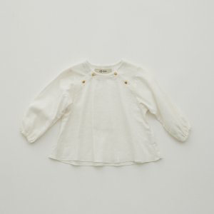 <img class='new_mark_img1' src='https://img.shop-pro.jp/img/new/icons14.gif' style='border:none;display:inline;margin:0px;padding:0px;width:auto;' />Baby blouse / white /  eLfinFolk  2023AW
