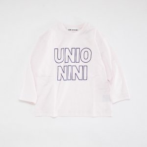 big logo long sleeved tee / pink  / UNIONINI 2023aw