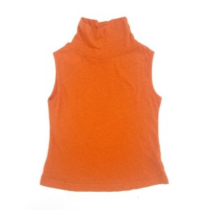 <img class='new_mark_img1' src='https://img.shop-pro.jp/img/new/icons20.gif' style='border:none;display:inline;margin:0px;padding:0px;width:auto;' />30%OFF sleeveless turtle top / orange / LONGLIVETHEQUEEN 23aw