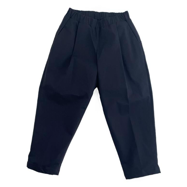 re-nylon 1tuck pants black / MOUN TEN.-マウンテン | ワンタック
