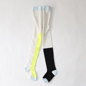 <img class='new_mark_img1' src='https://img.shop-pro.jp/img/new/icons14.gif' style='border:none;display:inline;margin:0px;padding:0px;width:auto;' />MULTI COLOR TIGHTS / WHITE-BRILLIANT YELLOW / フランキーグロウ（FRANKY GROW ）2023aw