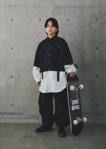 <img class='new_mark_img1' src='https://img.shop-pro.jp/img/new/icons14.gif' style='border:none;display:inline;margin:0px;padding:0px;width:auto;' />Cargo Pants / BLACK / GRIS BLACK(֥å)23aw						
							