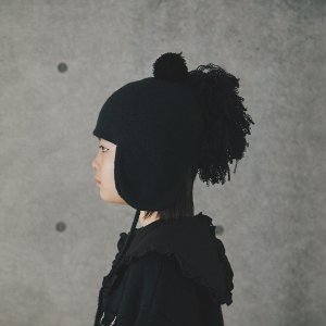 <img class='new_mark_img1' src='https://img.shop-pro.jp/img/new/icons14.gif' style='border:none;display:inline;margin:0px;padding:0px;width:auto;' />Mohawk knit cap / Black / GRIS BLACK 23aw						
							