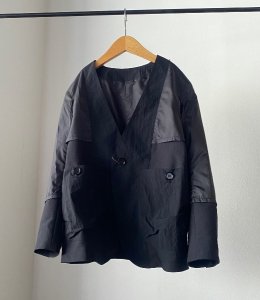 <img class='new_mark_img1' src='https://img.shop-pro.jp/img/new/icons14.gif' style='border:none;display:inline;margin:0px;padding:0px;width:auto;' />Layered Jacket / BLACK / GRIS BLACK(グリブラック)23aw						
							