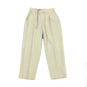 <img class='new_mark_img1' src='https://img.shop-pro.jp/img/new/icons14.gif' style='border:none;display:inline;margin:0px;padding:0px;width:auto;' />polyester canapa slacks sand / MOUN TEN.-ޥƥ24ss