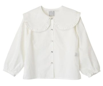 <img class='new_mark_img1' src='https://img.shop-pro.jp/img/new/icons14.gif' style='border:none;display:inline;margin:0px;padding:0px;width:auto;' />m doudou jouons／PLEATS FRILL BLOUSE
							