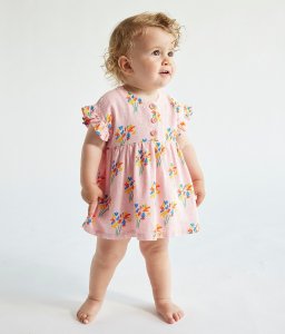 <img class='new_mark_img1' src='https://img.shop-pro.jp/img/new/icons14.gif' style='border:none;display:inline;margin:0px;padding:0px;width:auto;' />Baby Fireworks all over woven dress /  BOBO CHOSES 24ss