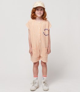 <img class='new_mark_img1' src='https://img.shop-pro.jp/img/new/icons14.gif' style='border:none;display:inline;margin:0px;padding:0px;width:auto;' />Bobo Choses Circle Vertical Stripes playsuit /  BOBO CHOSES 24ss