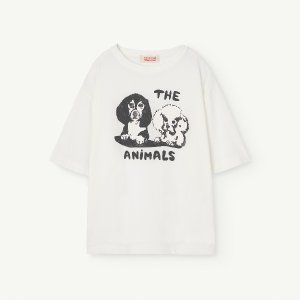 <img class='new_mark_img1' src='https://img.shop-pro.jp/img/new/icons14.gif' style='border:none;display:inline;margin:0px;padding:0px;width:auto;' />ROOSTER OVERSIZE KIDS T-SHIRT White /  The animals observatory 24ss