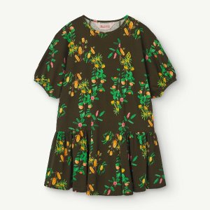 <img class='new_mark_img1' src='https://img.shop-pro.jp/img/new/icons14.gif' style='border:none;display:inline;margin:0px;padding:0px;width:auto;' />WALRUS KIDS DRESS Deep Brown /  The animals observatory 24ss