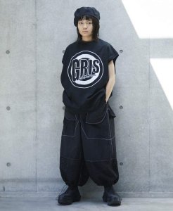 <img class='new_mark_img1' src='https://img.shop-pro.jp/img/new/icons14.gif' style='border:none;display:inline;margin:0px;padding:0px;width:auto;' />No Sleeve Big Tee / Black / GRIS BLACK 24ss					
							