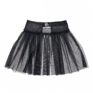 <img class='new_mark_img1' src='https://img.shop-pro.jp/img/new/icons14.gif' style='border:none;display:inline;margin:0px;padding:0px;width:auto;' />Tulle wrap skirt / Black | ˥ˡ ( UNIONINI ) 24ss
