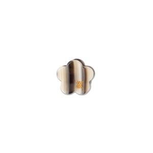 <img class='new_mark_img1' src='https://img.shop-pro.jp/img/new/icons14.gif' style='border:none;display:inline;margin:0px;padding:0px;width:auto;' />Repose AMS 24awFLOWER HAIR CLAMP SMALL  Nude Brown Stripe