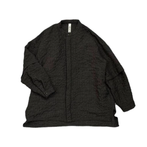 <img class='new_mark_img1' src='https://img.shop-pro.jp/img/new/icons14.gif' style='border:none;display:inline;margin:0px;padding:0px;width:auto;' />24awMOUN TEN. ޥƥ / shirring check detachable shirt charcoal
