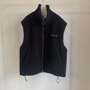 <img class='new_mark_img1' src='https://img.shop-pro.jp/img/new/icons14.gif' style='border:none;display:inline;margin:0px;padding:0px;width:auto;' />24awGRIS  / Height Neck Boa Vest BLACK
							