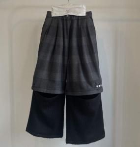 <img class='new_mark_img1' src='https://img.shop-pro.jp/img/new/icons20.gif' style='border:none;display:inline;margin:0px;padding:0px;width:auto;' />30%OFF24awGRIS  / Separete Wide Pants BLACK CHECK
							