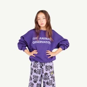 <img class='new_mark_img1' src='https://img.shop-pro.jp/img/new/icons20.gif' style='border:none;display:inline;margin:0px;padding:0px;width:auto;' />30%OFF  The animals observatory  24aw  ˥ޥ륺 ֥Хȥ꡼ /   LEO KIDS SWEATSHIRT Violet