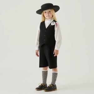 <img class='new_mark_img1' src='https://img.shop-pro.jp/img/new/icons14.gif' style='border:none;display:inline;margin:0px;padding:0px;width:auto;' />25SSeLfinFolk / Ceremony Poplin Tuck Shorts / black 