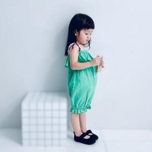<img class='new_mark_img1' src='https://img.shop-pro.jp/img/new/icons14.gif' style='border:none;display:inline;margin:0px;padding:0px;width:auto;' />babyfrankygrow ե󥭡 / Frill All in One Dyed GREEN-PINK