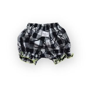 <img class='new_mark_img1' src='https://img.shop-pro.jp/img/new/icons14.gif' style='border:none;display:inline;margin:0px;padding:0px;width:auto;' />babyfrankygrow ե󥭡 / ORG.Pt Frill Bloomers / PLAID-BLACK