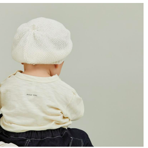 BabyMOUN TEN. ޥƥ / organic slub wide T Ecru