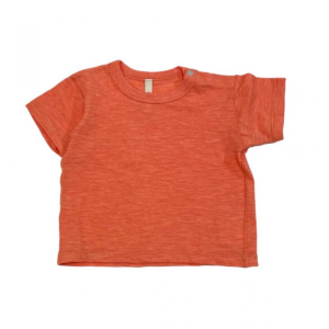 BabyMOUN TEN. ޥƥ / organic slub wide T Salmon