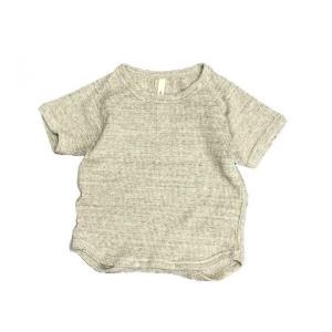 BabyMOUN TEN. ޥƥ / eco rib raglan T Heather Gray