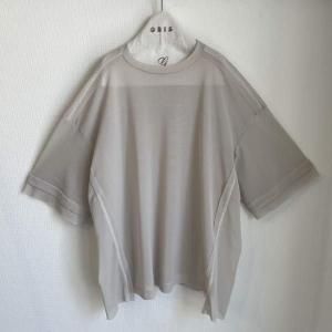 <img class='new_mark_img1' src='https://img.shop-pro.jp/img/new/icons14.gif' style='border:none;display:inline;margin:0px;padding:0px;width:auto;' />25ssGRIS  / Mesh cut off tee Beige						