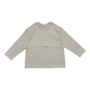 <img class='new_mark_img1' src='https://img.shop-pro.jp/img/new/icons14.gif' style='border:none;display:inline;margin:0px;padding:0px;width:auto;' />25ssUNIONINI ˥ˡ / layered long sleeved tee gray