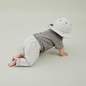 BabyMOUN TEN. ޥƥ / stretch nylon easy pants stone