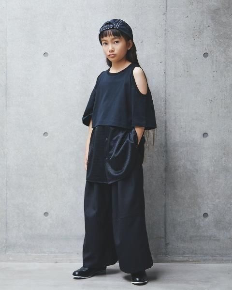 GRIS BLACK ツータックパンツ | ワイドシルエット - microapartment
