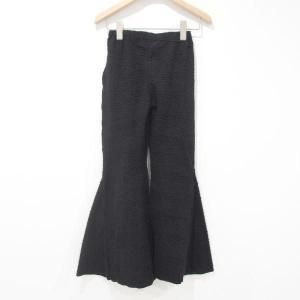<img class='new_mark_img1' src='https://img.shop-pro.jp/img/new/icons14.gif' style='border:none;display:inline;margin:0px;padding:0px;width:auto;' />25AWUNIONINI ˥ˡ / knit bell bottom Black