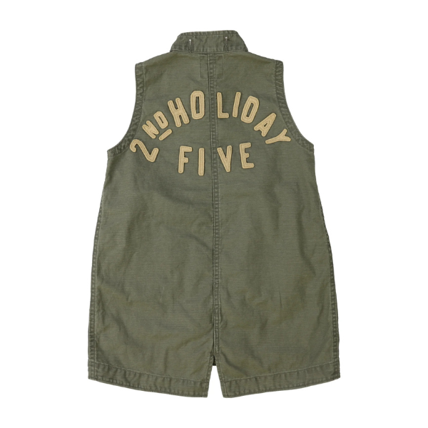 DENIM DUNGAREE エプロンベスト　Lサイズ　150〜160サイズ DENIM DUNGAREE エプロンベストLサイズ150〜160サイズ
