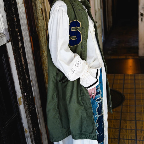 DENIM DUNGAREE | デニムベスト - microapartment