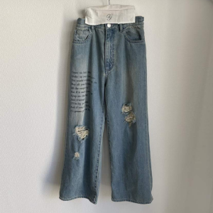<img class='new_mark_img1' src='https://img.shop-pro.jp/img/new/icons14.gif' style='border:none;display:inline;margin:0px;padding:0px;width:auto;' />25awGRIS  / Damage Denim LIGHT BLUE