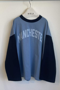 <img class='new_mark_img1' src='https://img.shop-pro.jp/img/new/icons14.gif' style='border:none;display:inline;margin:0px;padding:0px;width:auto;' />25awGRIS  / Game long sleeve tee BLUE