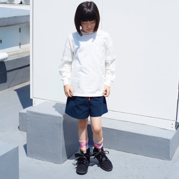 MIN-NANO × frankygrow | L/S TEE white - microapartment