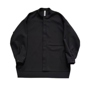 <img class='new_mark_img1' src='https://img.shop-pro.jp/img/new/icons14.gif' style='border:none;display:inline;margin:0px;padding:0px;width:auto;' />ͽ�������26ss��MOUN TEN. �ޥ���ƥ� / polyester canapa pocket shirt black