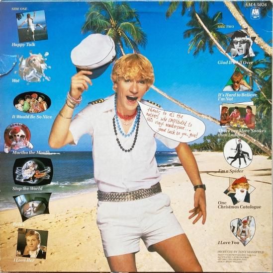 Captain Sensible キャプテン センシブル Sensible Singles アナログレコード 販売 通販 Turn On