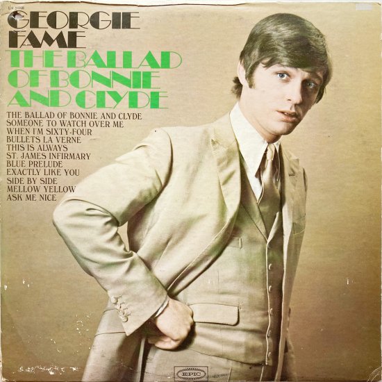 Georgie Fame ジョージィ フェイム The Ballad Of Bonnie And Clyde アナログレコード 販売 通販 Turn On