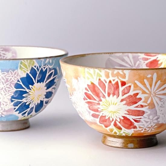 花更紗 飯碗 | 波佐見焼 - 梅陶器